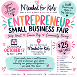 Entrepreneur + Small Business Fair | Vendor Registration