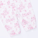 Puppy Toile Pink - Convertible Gown