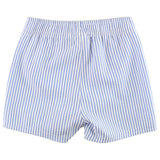 Boys Periwinkle Blue Seersucker Swim Trunks