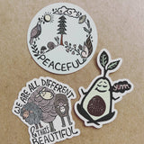 Different Is Beautiful Decorative Stickers