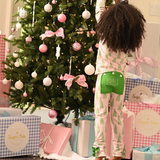 Girls Pink Christmas Tree- Ruffle