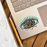 Artist Eye Decorative Stickers, Boho Stickers