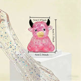 Glitter Maltose Cow Squishy Sensory Fidget Toy