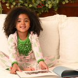 Girls Pink Christmas Tree- Ruffle