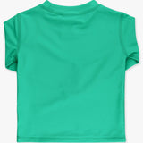 Boys Bright Green Long Sleeve Rash Guard