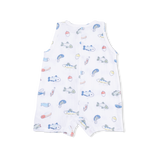 Fishing Lures - Sleeveless Shortie Romper