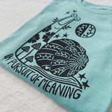 Serenity Snail Kids Tee Shirt, Hippie Children's Shirt