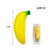 12PCS - ASMR Crunchy Banana Crunching Sound Squeeze Squishy Stress Relief Toy