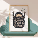 Euphoric Yeti Art Print, Inspiring Wall Art