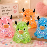 Glitter Maltose Cow Squishy Sensory Fidget Toy