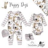 Baby Boy Puppy Dogs Cotton Romper