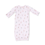 Petite Ballet - Kimono Gown & Ruffle Knotted Hat
