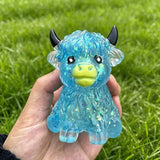 Glitter Maltose Cow Squishy Sensory Fidget Toy