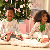 Girls Pink Christmas Tree- Ruffle