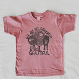 Different is Beautiful Kids Tee Shirt, Hippie Sheep Shirts.