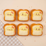 Egg Toast Bread Slow Rise PU Squishy, Bread Scented