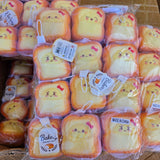 Egg Toast Bread Slow Rise PU Squishy, Bread Scented