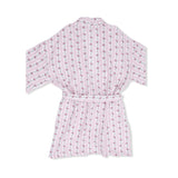 Winding Roses Stripe - Adult Kimono Mid Thigh Robe