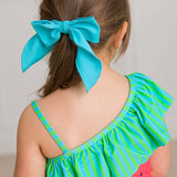 Girls Watermelon One Shoulder One Piece Swimsuit