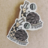 Serenity Snail Decorative Stickers, Waterproof Sticker