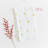 Happy Snowman Tea Towel