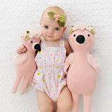 Penelope the flamingo, gives 10 meals