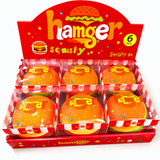 4.5" Jumbo Hamburger Squishy Sensory Fidget Toy