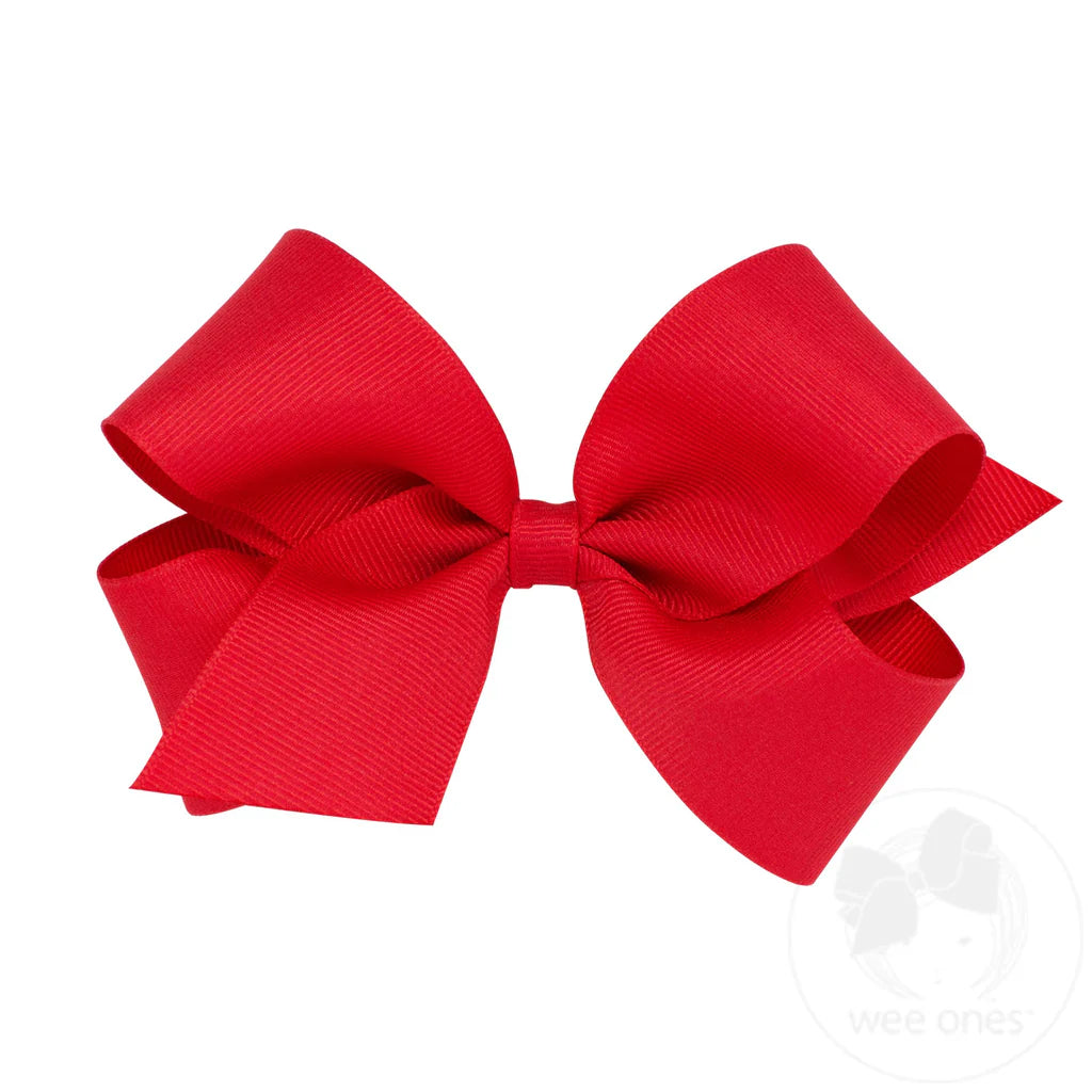 King Classic Grosgrain Hair Bow (Plain Wrap)