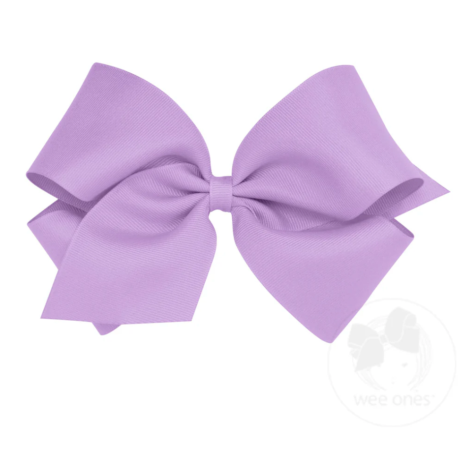 King Classic Grosgrain Hair Bow (Plain Wrap)