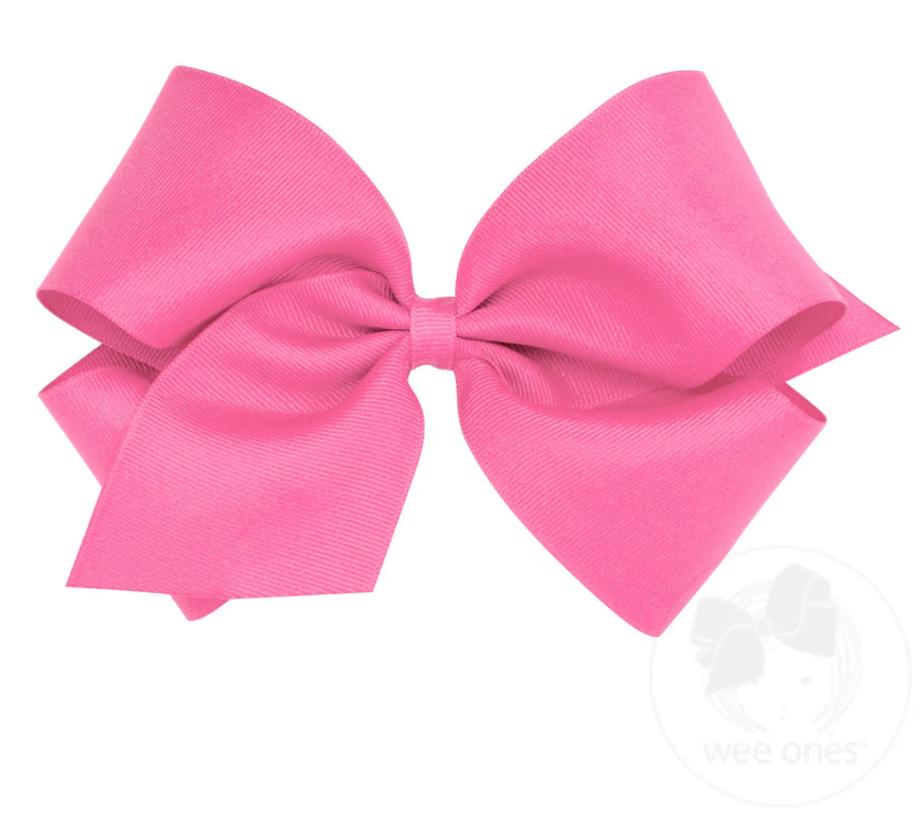 King Classic Grosgrain Hair Bow (Plain Wrap)