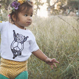 Inner Peace Panda Kids Tee Shirt, Children's Yoga Clothes
