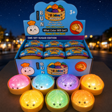Glow-in-the-Dark Dumpling Bun Squishy Fidget Toy