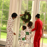 Christmas 2025 Kids Pajamas- Christmas Tractors- Buttflap