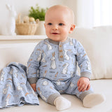 Cottontail Crew Bamboo Henley Easter Romper for Baby