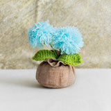 Handmade Crochet Decorative Potted Flowers for Home Decor