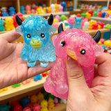 Glitter Maltose Cow Squishy Sensory Fidget Toy