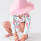 Girls Pink Swim Hat