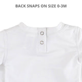 Boys White Long Sleeve Rash Guard