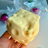 Vaseline Cheese Cube Squishy Toy – Coconut Oil Filled, Boxed