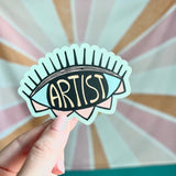 Artist Eye Decorative Stickers, Boho Stickers
