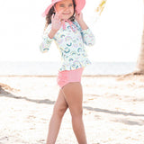 Girls Pink Swim Hat