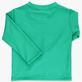 Boys Bright Green Long Sleeve Rash Guard