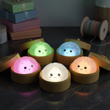 Glow-in-the-Dark Dumpling Bun Squishy Fidget Toy