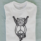 Inner Peace Panda Kids Tee Shirt, Children's Yoga Clothes