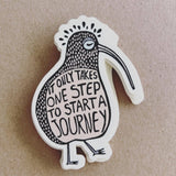 Fearless Kiwi Decorative Stickers, Waterproof Stickers