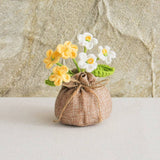 Handmade Crochet Decorative Potted Flowers for Home Decor