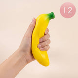 12PCS - ASMR Crunchy Banana Crunching Sound Squeeze Squishy Stress Relief Toy