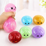 12PCS - Steamed Bao Bun Dumpling Squeeze Squishy Stress Relief Toy
